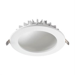 Novotech 358276 NT19 000 белый Встраиваемый светильник IP20 LED 4000K 12W 100-240V GESSO 358276 - фото 114070