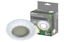 TDM Светильник встраиваемый СВ 03-11 MR16 50Вт G5.3 LED подсветка 3 Вт зеркальный/хром SQ0359-0139 - фото 114172