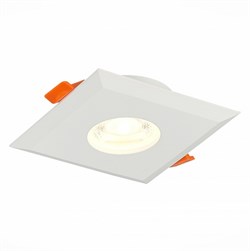 ST Luce ST204.508.01 Светильник встраиваемый Мат. белый GU10 1*50W L94xW94xH25 220V Без ламп ST204.508.01 - фото 114214