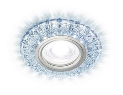 Ambrella Встраиваемый точечный светильник со светодиодной лентой S310 CH хром/прозрачный хрусталь/MR16+3W(LED COLD) S310 CH - фото 114314