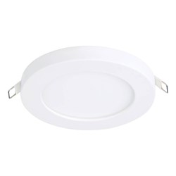 Eglo 900935 Встраиваемый светильник FUEVA FLEX, 5,5W (LED), 4000K, 700lm, Ø117, H2, алюминий, белый / пла 900935 - фото 114325