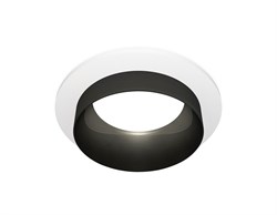 Ambrella Комплект встраиваемого светильника XC6512021 SWH/PBK белый песок/черный полированный MR16 GU5.3 (C6512, N6131) XC6512021 - фото 114714