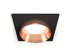 Ambrella Комплект встраиваемого светильника XC6521025 SBK/PPG черный песок/золото розовое полированное MR16 GU5.3 (C6521, N6135) XC6521025 - фото 114847