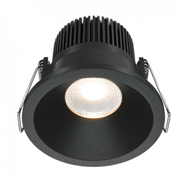 Maytoni Встраиваемый светильник Zoom 3000K 1x6Вт 60° IP 65 Dim Triac DL034-01-06W3K-D-B - фото 114937