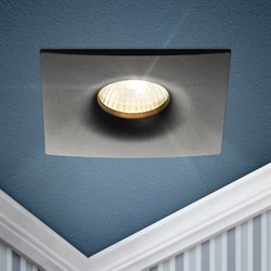 ЭРА Встраиваемый светильник алюминиевый KL104 BK MR16 GU5.3 черный Б0059794 - фото 114946