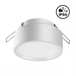 Novotech 358903 SPOT NT21 белый Встраиваемый влагозащищенный светильник IP54 LED 4000K 10W 220V MAY 358903 - фото 114980