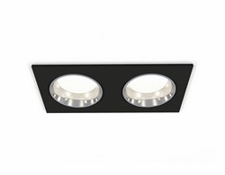 Ambrella Комплект встраиваемого светильника XC6526003 SBK/PSL черный песок/серебро полированное MR16 GU5.3 (C6526, N6112) XC6526003 - фото 114983