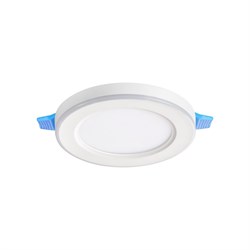 Novotech 359009 SPOT NT23 белый Светильник встраиваемый светодиодный (три сценария работы) IP20 LED 4000К+RGB 6W+3W 100-265V 540Лм SPAN 359009 - фото 115010
