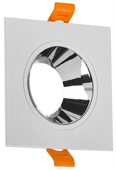 IEK Светильник 4107 встр. поворотн. GU10 белый/хром пласт. LT-UVB0-4107-GU10-1-K23 - фото 115017