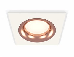 Ambrella Комплект встраиваемого светильника XC7631006 SWH/PPG белый песок/золото розовое полированное MR16 GU5.3 (C7631, N7015) XC7631006 - фото 115029