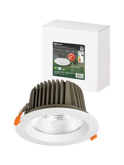 TDM Светильник встраиваемый "Даунлайт" LED DCL-01-030 30 Вт, 4000 К, 80 Ra, IP20, прозрачный расс. SQ0369-0406 - фото 115053