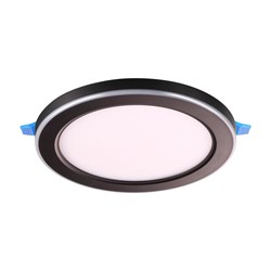 Novotech 359015 SPOT NT23 черный Светильник встраиваемый светодиодный (три сценария работы) IP20 LED 4000К 12W+4W 100-265V 1120Лм SPAN 359015 - фото 115074