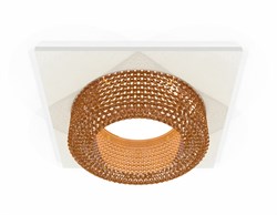 Ambrella Комплект встраиваемого светильника XC7631024 SWH/CF белый песок/кофе MR16 GU5.3 (C7631, N7195) XC7631024 - фото 115086