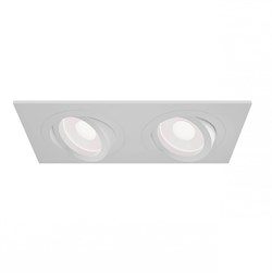 Maytoni Встраиваемый светильник Atom GU10 2x50Вт DL024-2-02W - фото 115306