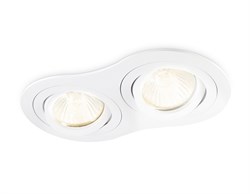 Ambrella Встраиваемый точечный поворотный светильник GU5.3 TN102505/2 WH белый GU5.3 175*95*28 TN102505 - фото 115439