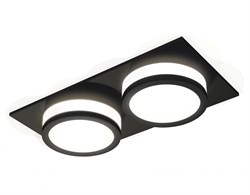 Ambrella Комплект встраиваемого светильника XC7636041 SBK/FR черный песок/белый матовый MR16 GU5.3 (C7636, N7121) XC7636041 - фото 115450