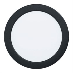 Eglo 99158 Светодиодный встраиваемый светильник FUEVA 5, 10,5W (LED), 166, ET26, 1350lm, 4000K, сталь, черный 99158 - фото 115500