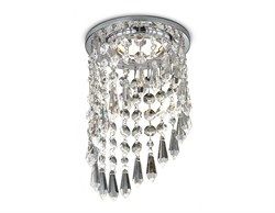 Ambrella Встраиваемый точечный светильник K2247 CH/CL хром/прозрачный K2247 CH/CL - фото 115585