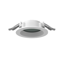 Varton Светодиодный светильник DL-01 Pro 100 мм 10 Вт 4000 K круглый встраиваемый 120x49 мм IP65/40 RAL9003 белый муар  с защитным силикатным стеклом V1-RF-00111-GL000-6501040 - фото 115665