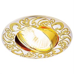 Ambrella Встраиваемый точечный светильник 710 PS/G перламутровое серебро/золото MR16 710 PS/G - фото 115896