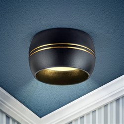 Встраиваемый светильник под лампу GX53 KL81 BK/GD черный/золото Б0049009 pe709905 - фото 115930