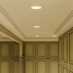 Светодиодный встраиваемый светильник ультратонкий круглый IP20 9W 2700K 1/20 939111109 pe701506 - фото 115958