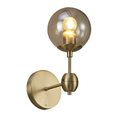 NEWPORT Бра, Brass Amber glass  5800 5801/A  20х13х30 cm E27 1х5W М0057178 - фото 116142