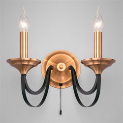 Eurosvet Бра в стиле лофт 60098/2 черный a045209 - фото 116200