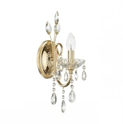 Odeon Light 4977/1W HALL ODL23 000 золотой/хрусталь Бра E14 40W VERSIA 4977/1W - фото 116281