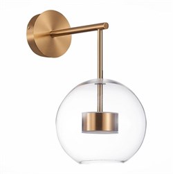 ST Luce SL1133.201.01 Бра Латунь/Прозрачный LED 1*14W 3000K SL1133.201.01 - фото 116353