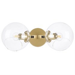 Lightstar 785623 (SB1374-2) Бра BETA 2x40W E27 ЗОЛОТО/ЧЕРНЫЙ (в комплекте) 785623 - фото 116390