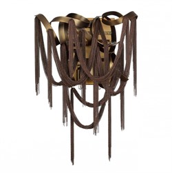 Odeon Light 5066/4W HALL ODL24 397 античн.бронза/коричневый/металл/металл Бра G9 4*40W CHAINY 5066/4W - фото 116413