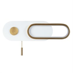 Arte Lamp A2602AP-10WH LUCAS Бра с выкл, белый/золото/металл/акрил A2602AP-10WH - фото 116636