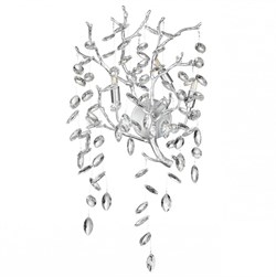 Odeon Light 4970/3W HALL ODL24 523 матов.серебристый/алюмин./хрусталь Бра G9 3*40W DELICA 4970/3W - фото 116638