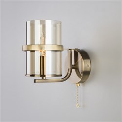 Eurosvet Классическое бра со стеклянным плафоном 60085/1 античная бронза a043710 - фото 116922