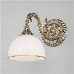 Eurosvet Классическое бра со стеклянным плафоном 60106/1 античная бронза a045754 - фото 116931