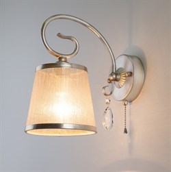 Eurosvet Бра с абажуром 60065/1 серебро 00000082041 - фото 116938