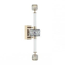 Odeon Light 5426/28WL L-VISION ODL_EX24 21 золотой/белый/дымчатый/коньячный/металл/стекло/акрил Бра LED 28W 3000K KLIFF 5426/28WL - фото 117160