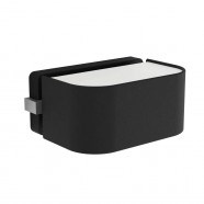 Eglo 39968 Бра SAVAZZA, 2x40W, E27, L240, H100, A155, сталь, черный, серебряный/текстиль, пластик, черный, белый 39968 - фото 117215