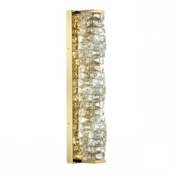 Odeon Light 4999/15WL HALL ODL23 433 золотой/прозрачный/металл/хрусталь Бра LED 15W 4000K STRAZA 4999/15WL - фото 117323