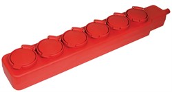 IEK Удлинитель У06В 6 места с защитными крышками IP44 2Р+PE/5метров 3х1мм2 16А/250В WYP10-16-06-05-44-N - фото 118331