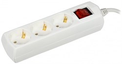 IEK GENERICA Удлинитель У03В 3 места 2P+PE/1,5м 3х1мм2 10А/250В WYP10-10-03-D15-ZK-G - фото 118367