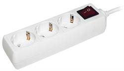 IEK Удлинитель У03К-выкл. 3 места 2Р+PЕ/3метра 3х1мм2 16А/250В WYP10-16-03-03-ZK-N - фото 118391