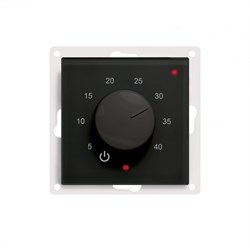 GRANDEKS Терморегулятор ТРk.1 Атлас Дизайн (датчик пола, встр., черный) ТР-03 Атлас Дизайн черный - фото 118429