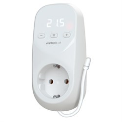 Welrok pt Терморегулятор цифровой с индикацией температуры в розетку 16 А, 
3000 ВА, 
0…30  °С 4660251140175 - фото 118432