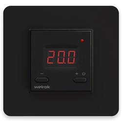 Welrok vt bk Терморегулятор цифровой с индикацией температуры 16 А, 
3000 ВА,
0…35  °С 4660251140588 - фото 118440