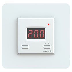 Welrok st терморегулятор эл. для теплого пола 16А, 3000ВА., пол 5-40град. 4660251140113 - фото 118444