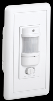 IEK Датчик движения ДД 028 белый, макс. нагрузка 1200Вт, угол обзора 140град., дальность 9м, IP20, LDD12-028-1200-001 - фото 118742