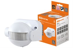 TDM Датчик движения ДДС-02 1100Вт, 5-480с, 12м, 5+Лк, 180гр, IP44 SQ0324-0007 - фото 119320