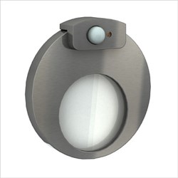 Zamel Светильник MUNA Сталь/Нейтр.бел. в монт.коробку, 230V AC с датчиком движения 02-226-27 - фото 119497